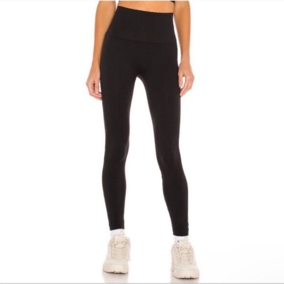 SPANX | Look at Me Now High Rise Solid Black Full Length Leggings Women’s Size L - Picture 10 of 10